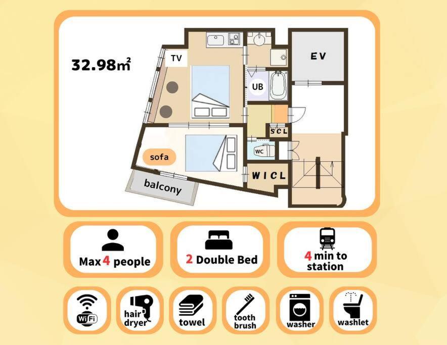 501,Open Sale,Residential Hotel Alex 오사카 외부 사진